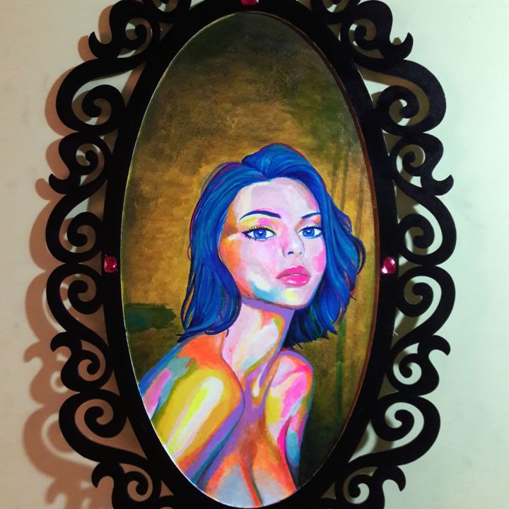 Painting titled "Belle Couleur" by Tony, Original Artwork, Acrylic