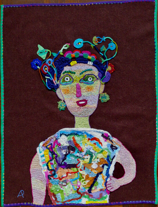Textilkunst,  26,8x21,3 in 