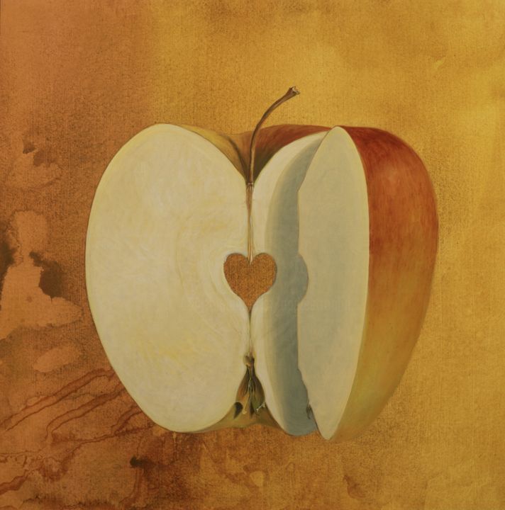 Peinture intitulée "Murmures discrets,…" par Applestrophe, Œuvre d'art originale, Acrylique