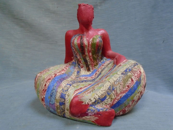 雕塑 标题为“"La mama"” 由Marie Ruiz, 原创艺术品, 陶瓷