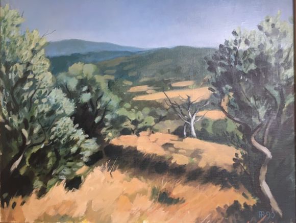 "Monts de Vaucluse" başlıklı Tablo Alain Rome tarafından, Orijinal sanat