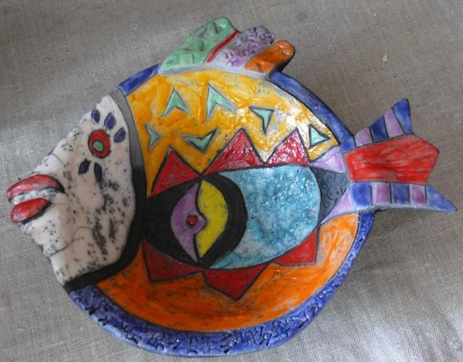Design titled "bol poisson" by Armelle Colombier, Original Artwork, Ceramics