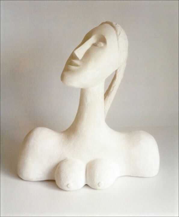 Скульптура под названием "Julia" - Jana Linn, Подлинное произведение искусства, Гипс