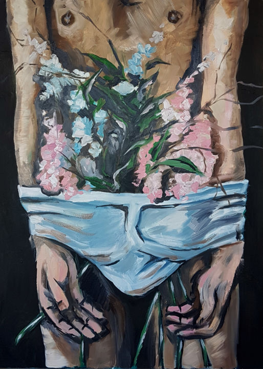 Painting in Panties 