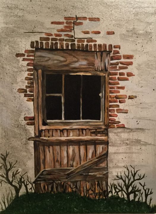 The Old Barn Door Painting By Pete Lord Artmajeur