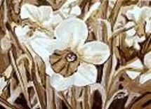 Pintura intitulada "Daffodils" por Renata Sajko, Obras de arte originais