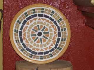 Artisanat intitulée "Ceramic Platter" par Arteangel, Œuvre d'art originale