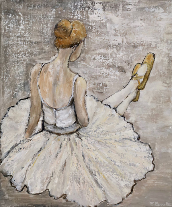 Pittura intitolato "Songe d’une balleri…" da Christian Carrette, Opera d'arte originale, Acrilico