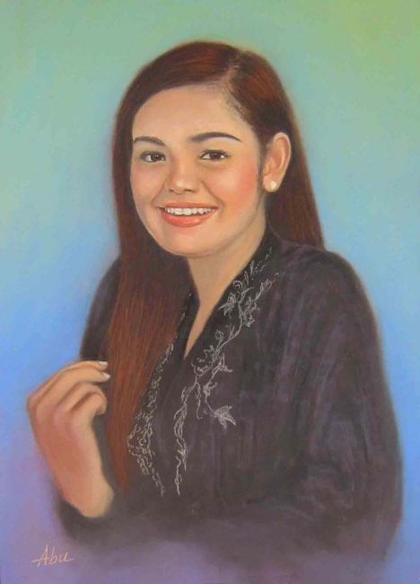 Peinture intitulée "Siti" par Abu Seman Awang Besar, Œuvre d'art originale