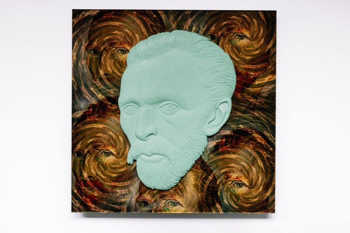 Скульптура под названием "Vincent Van Gogh. T…" - Alexandr And Serge Reznikov, Подлинное произведение искусства, Пластмасса