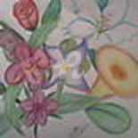 Drawing titled "rose,lily,okit,...." by Yuki Hikari, Original Artwork, Other