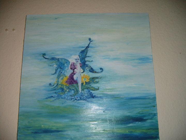 Painting titled "prinsess-luna-2.jpg" by Atelie-Agerbo, Original Artwork, Oil