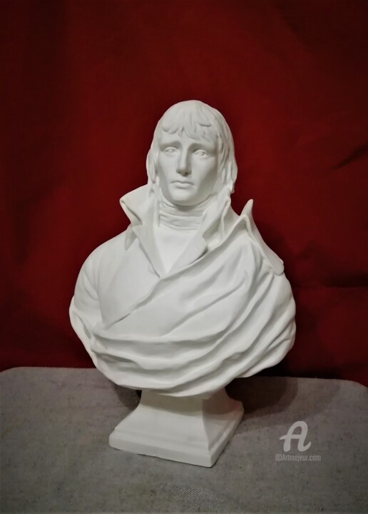Sculpture intitulée "Napoléon Bonaparte" par Atelier Mélyne Sculpture, Œuvre d'art originale, Plâtre