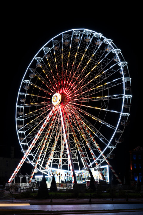 Photography titled "Autour de la roue d…" by Aurélien Comte, Original Artwork, Digital Photography