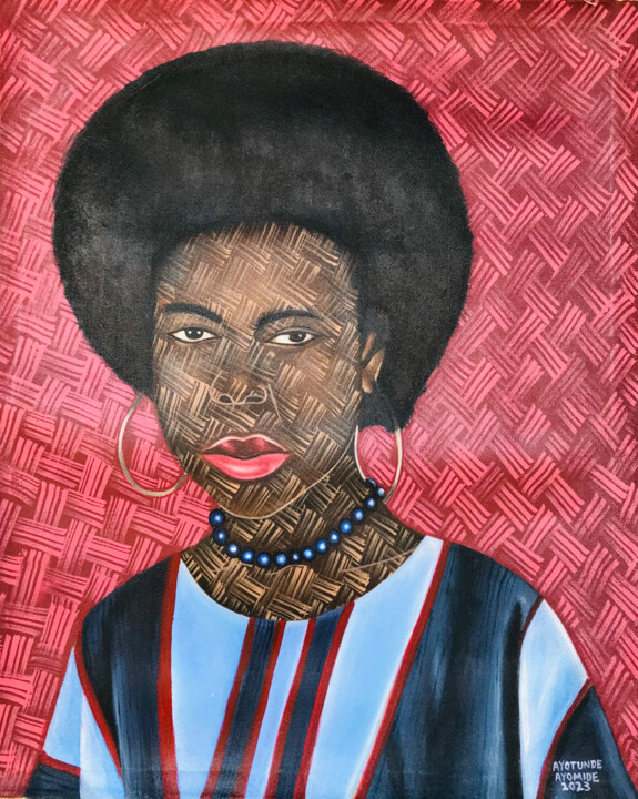 Malarstwo zatytułowany „UNCERTAINTY (i)” autorstwa Ayotunde Ayomide, Oryginalna praca, Akryl