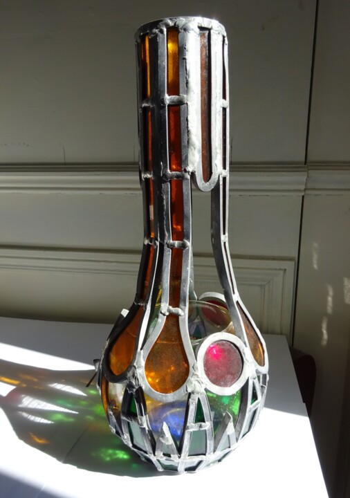 Sculpture titled "Paradisii" by Balliol, Original Artwork, Glass