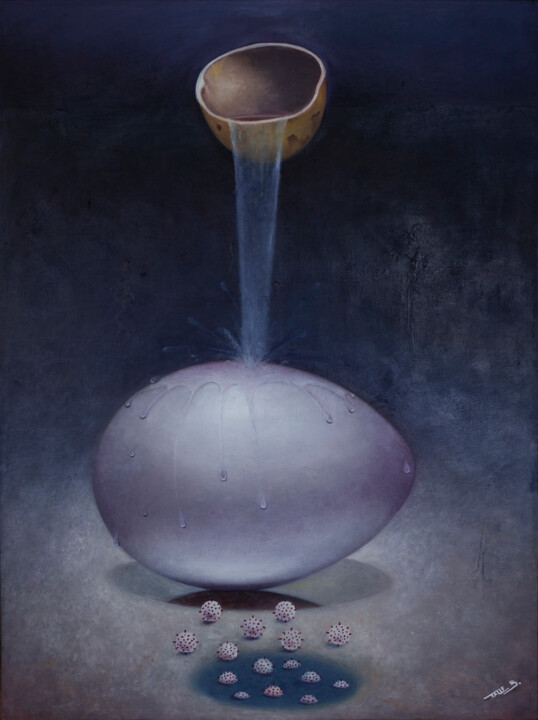Pintura titulada "BAMAZI TALLE CLEANS…" por Bamazi Talle, Obra de arte original, Oleo Montado en Bastidor de camilla de made…