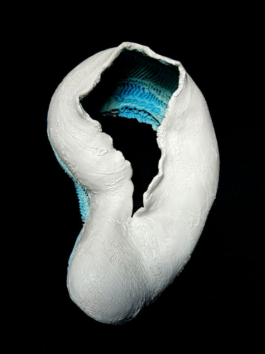 Skulptur mit dem Titel "form" von Ban*S, Original-Kunstwerk, Keramik