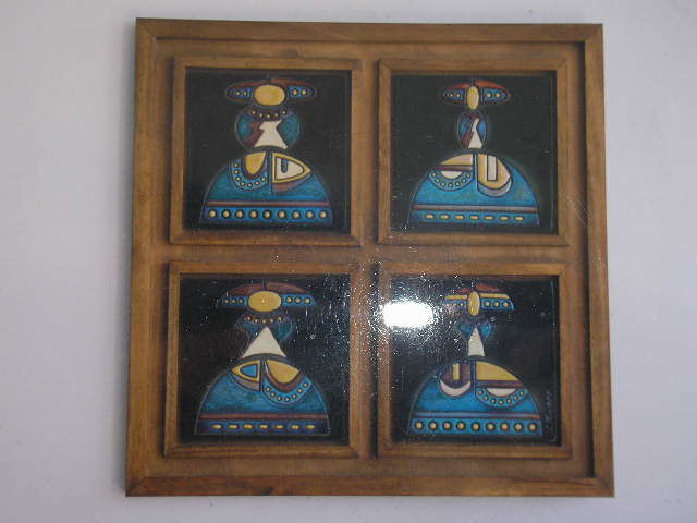 Artcraft titled "cuadro cerámica men…" by Luis Rivero, Original Artwork