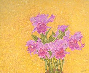 Artes digitais intitulada "Orchid Flower Art O…" por Fine Art Prints Fish Flowers Baslee Troutman, Obras de arte originais