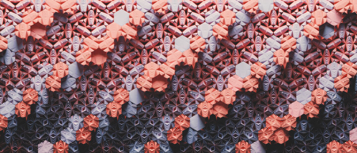 Arte digital titulada "Quasi Coral" por Bassil Taleb, Obra de arte original, Modelado 3D