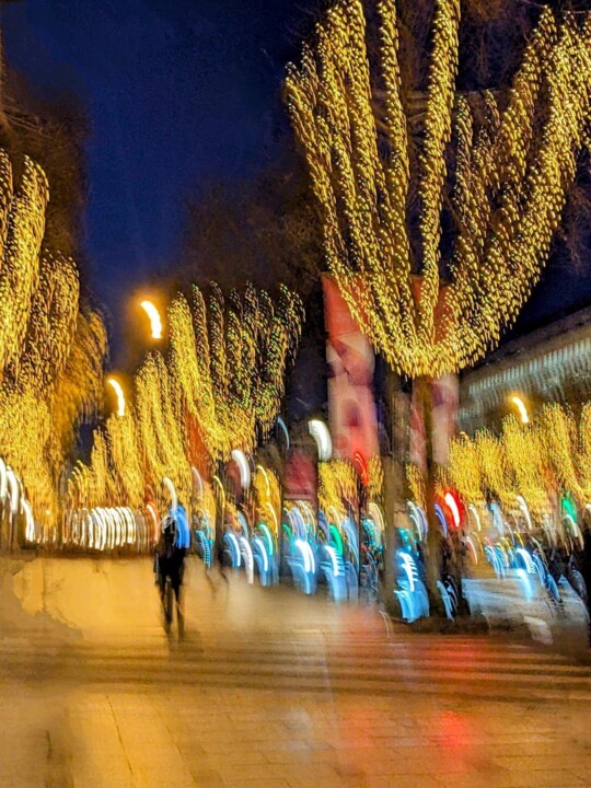 Photography titled "Noël impressionniste" by Béatrice Marie Penaud, Original Artwork, Digital Photography