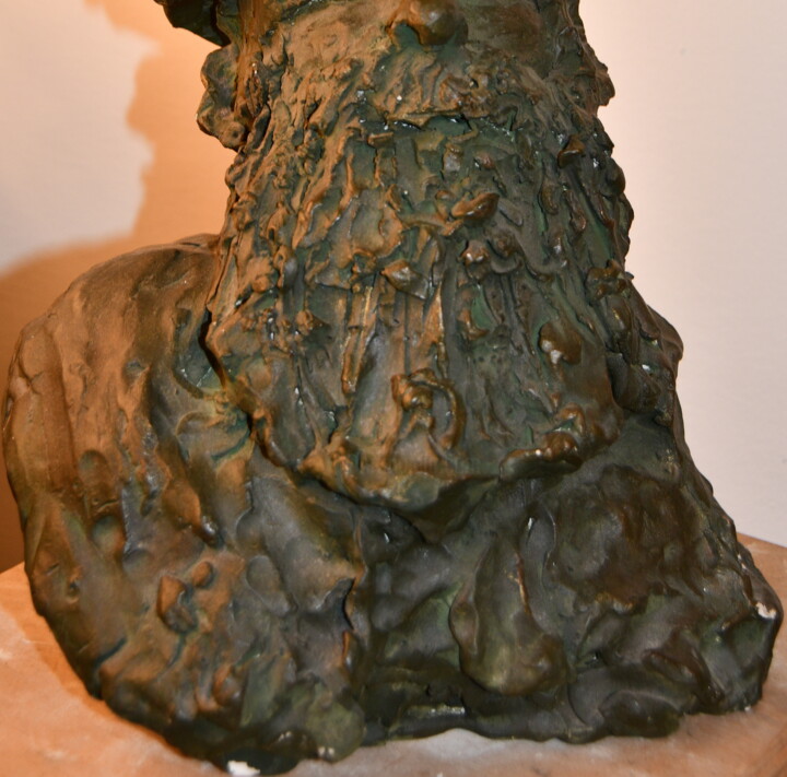 Sculpture titled "René François Augus…" by Bhyest, Original Artwork, Terra cotta