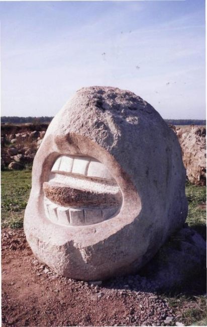 Sculpture titled "Big mouth" by Zigmunds Bielis, Original Artwork