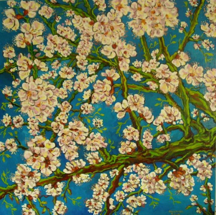 Fiori Di Primavera, Pintura por Anastasia | Artmajeur