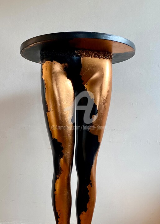 Escultura intitulada "Apéro legs" por Brigitte Dravet, Obras de arte originais, Mobília