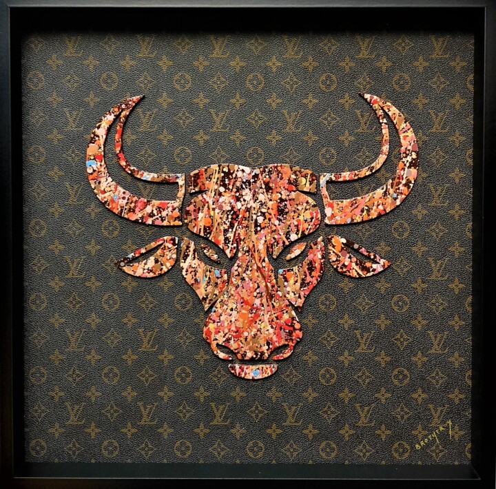 Louis Vuitton LV Monogram Red lips Canvas Wall Art Design District