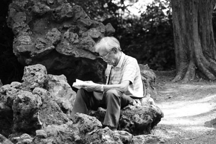 Photographie intitulée "Lecture.jpg" par Bruno De Muret De Labouret, Œuvre d'art originale