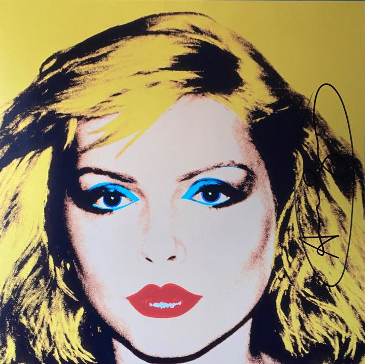 Andy Warhol - Debbie Harry HANDSIGNED 70X70 CM