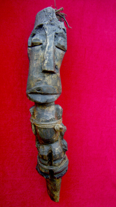 Sculpture intitulée "voodoo # 11" par Cambrousse, Œuvre d'art originale, Bois