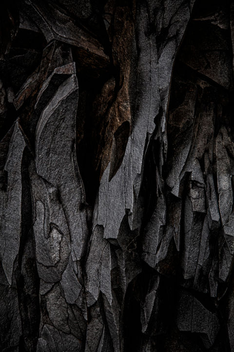 Fotografía titulada "Rochers I" por Carmen Lazarescu, Obra de arte original, Fotografía digital