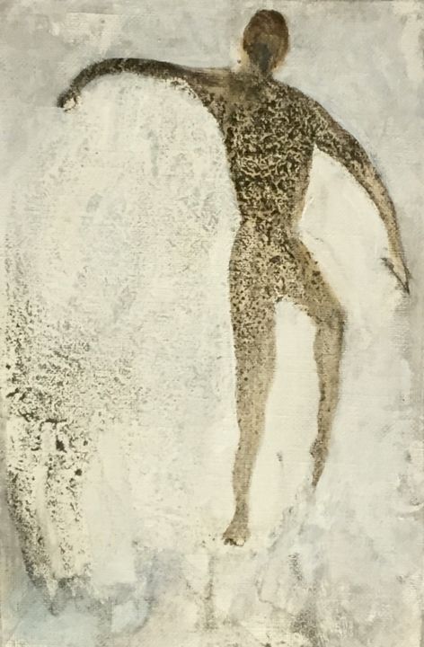 Schilderij getiteld "Danseur" door Cécile Trousse, Origineel Kunstwerk, Acryl