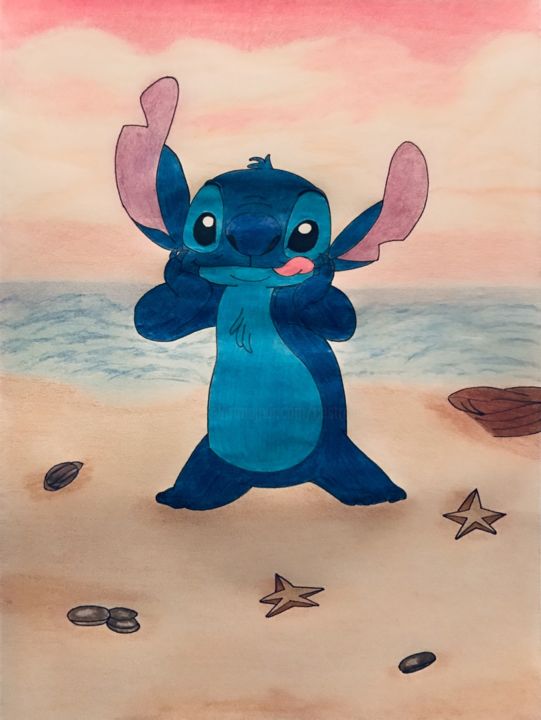  Stitch  Dessin  par Celestino Alertse Artmajeur