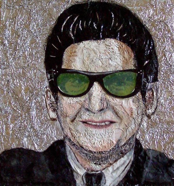 Pintura titulada "Roy Orbison" por Jeannine Osborne, Obra de arte original, Otro