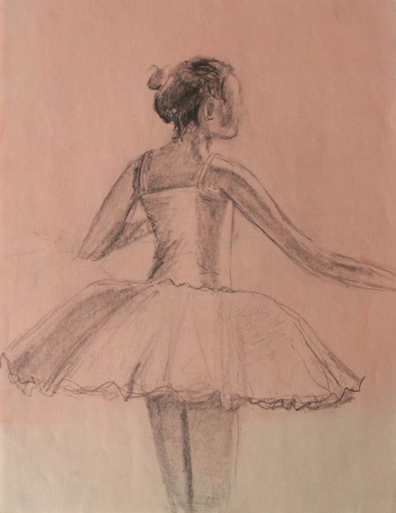 Ballerina Drawing by Edward Chernesky | Artmajeur