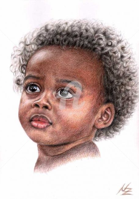 paintings of african children