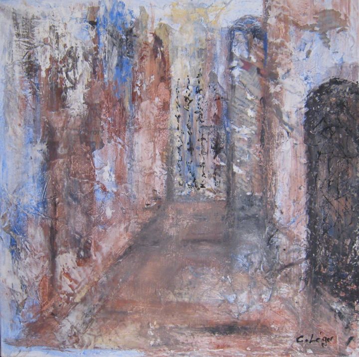 Peinture intitulée "passage" par Christine Leger, Œuvre d'art originale, Acrylique