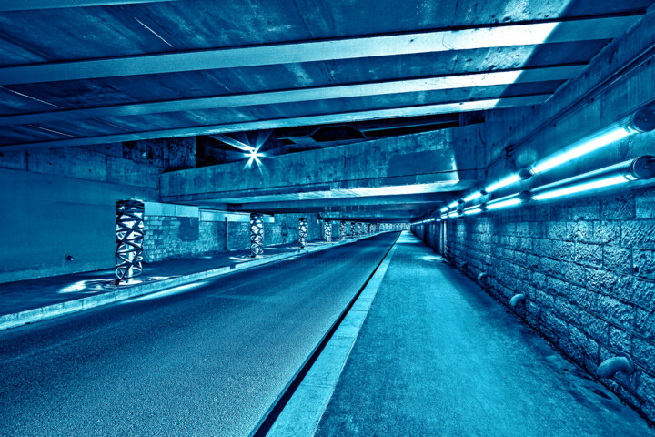 Photographie intitulée "Underground Paris -…" par Christophe Grimon, Œuvre d'art originale, Photographie numérique