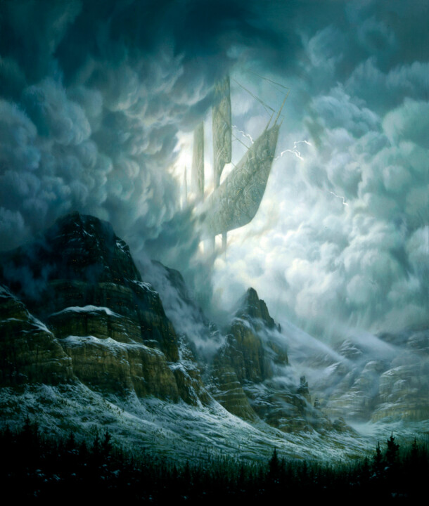 Pintura titulada "Stormbreakers" por Christophe Vacher, Obra de arte original, Otro