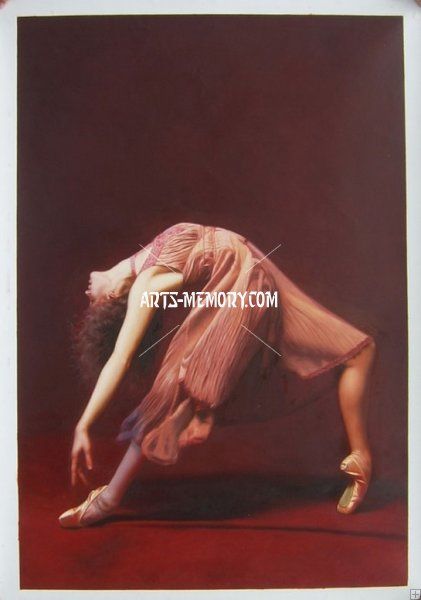 Pittura intitolato "Dancing Painting Ar…" da Cindy Ye, Opera d'arte originale