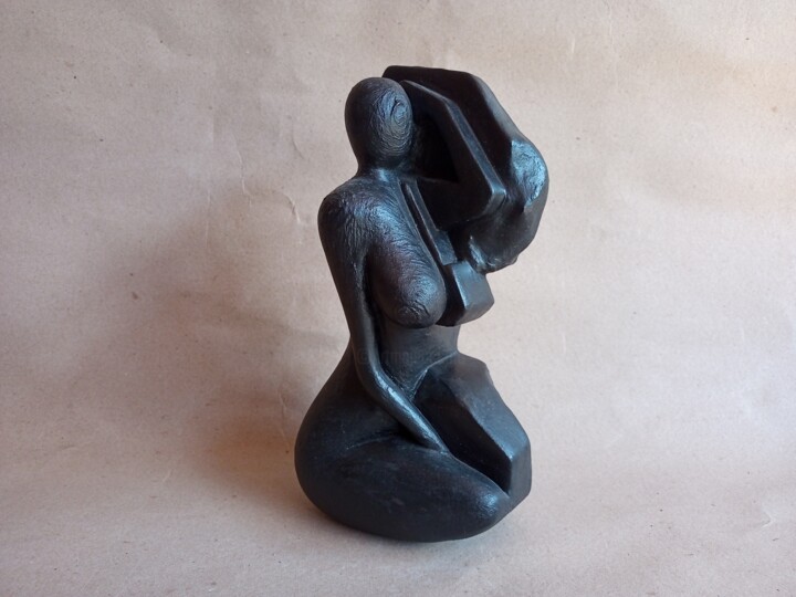 Sculpture intitulée "Sensations Sculptur…" par Cister Silva, Œuvre d'art originale, Béton cellulaire