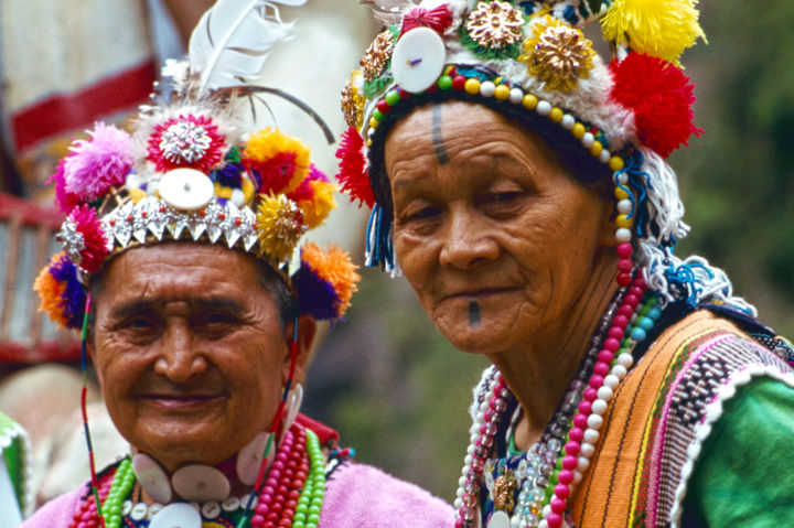 Photography titled "aborigènes à Taiwan…" by Claude Guillemet, Original Artwork, Non Manipulated Photography