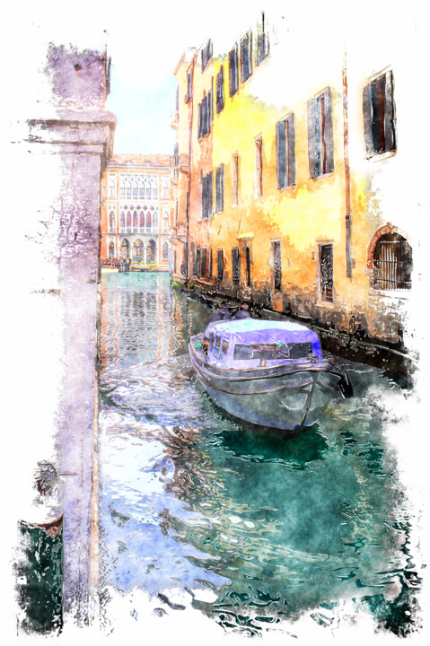 数字艺术 标题为“Scorci di Venezia #2” 由Claudio Lepri  (Clep), 原创艺术品, 操纵摄影