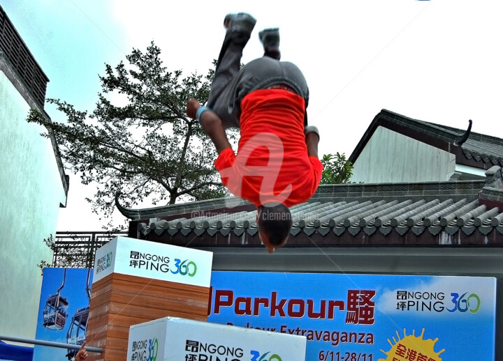 Fotografia zatytułowany „HK11-Street Perform…” autorstwa Clement Tsang, Oryginalna praca, Fotografia cyfrowa