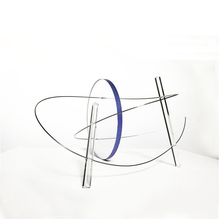 Sculpture intitulée "STR n°22.02" par Colette Billaud, Œuvre d'art originale, Acier inoxydable