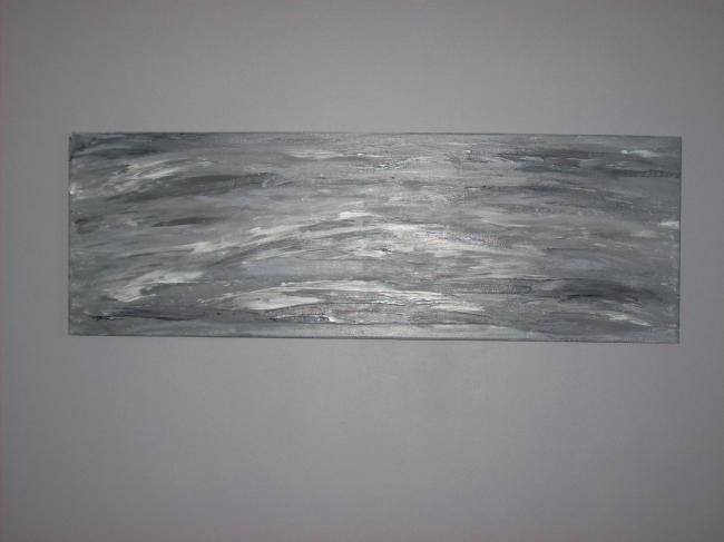 Schilderij getiteld "colormove Silver1" door Ibe Ibe, Origineel Kunstwerk